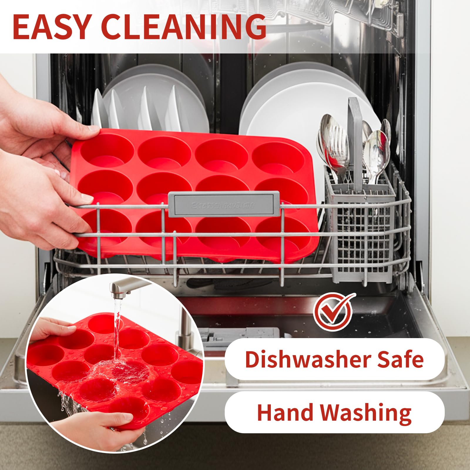 Pan safe from -40°C to 230°C, suitable for oven and microwave use.