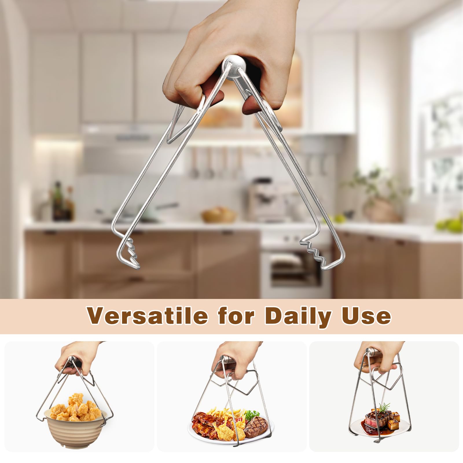 Bonison hot plate gripper compact design for easy storage.