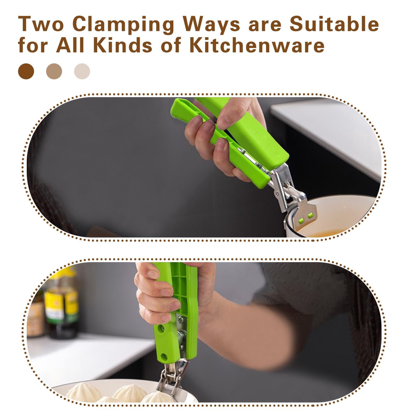 Bonison gripper with built-in loop keeps tools organized.