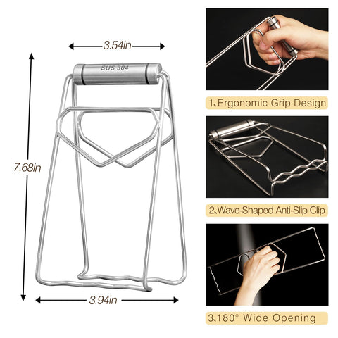 Bonison plate lifter clip set for lifting hot dishes securely.