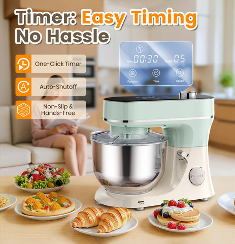 Bonnor stand mixer with 11 speeds for precise texture control