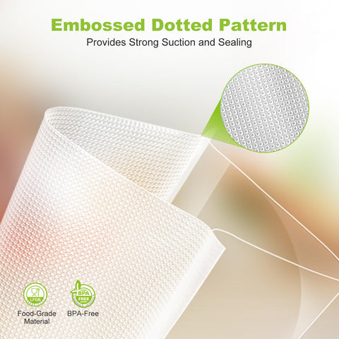 Bonsenkitchen bags work with major vacuum sealers for bulk packing and space-saving storage.