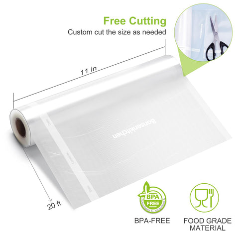 Custom-size bags allow precise portions with Bonsenkitchen rolls.