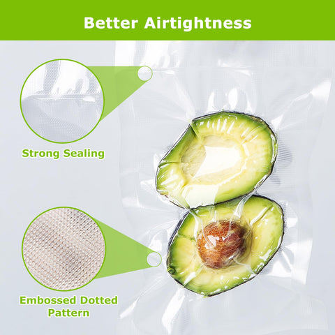 Bonsenkitchen 4 mil durable bags for heavy-duty sealing