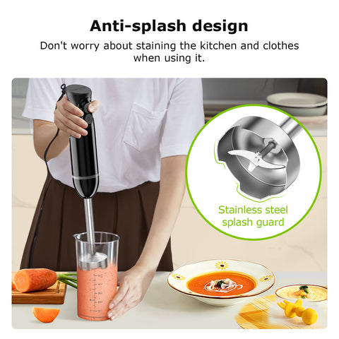 Bonsenkitchen dishwasher-safe blades simplify cleanup after blending