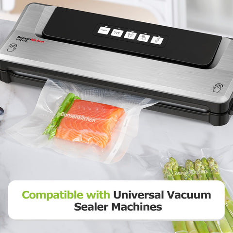 Bonsenkitchen freezer-safe vacuum roll with durable material