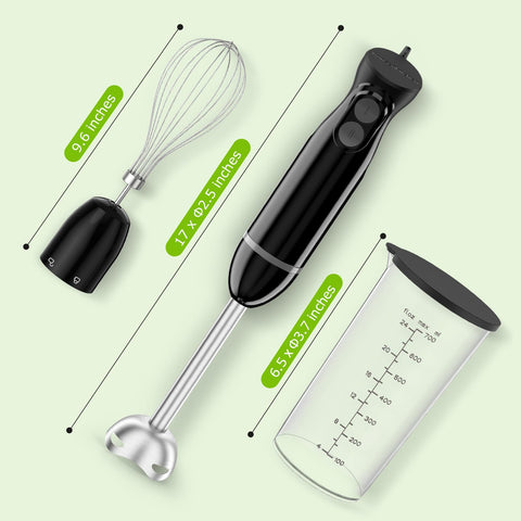 Whisk attachment for Bonsenkitchen blender enabling airy batters and foams.