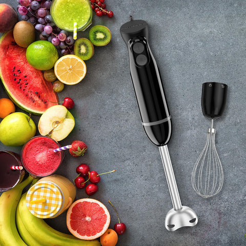 Ergonomic Bonsenkitchen soft-grip handle for comfortable one-handed operation.