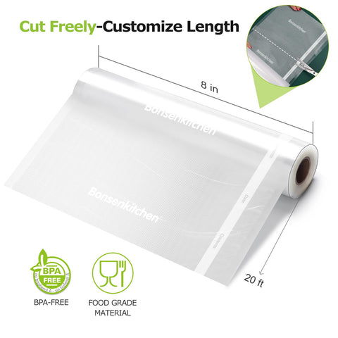 Bonsenkitchen microwave-safe vacuum bags for quick meals