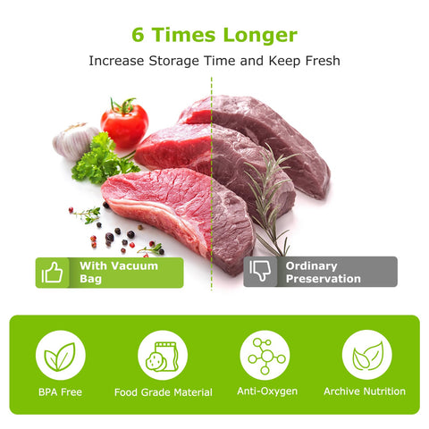Bonsenkitchen puncture-resistant bags protect contents during freezing