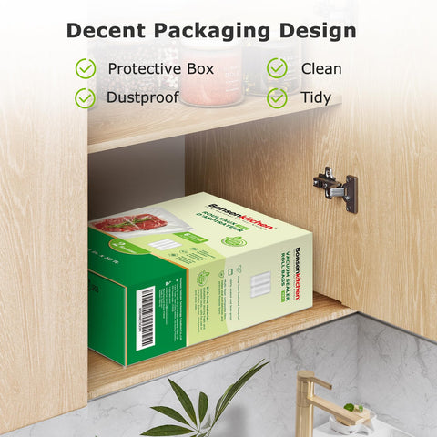 Bonsenkitchen glossy clear surface aids precise cutting and sealing