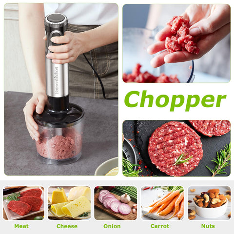 Bonsenkitchen stainless steel blade close-up for durable, precise blending