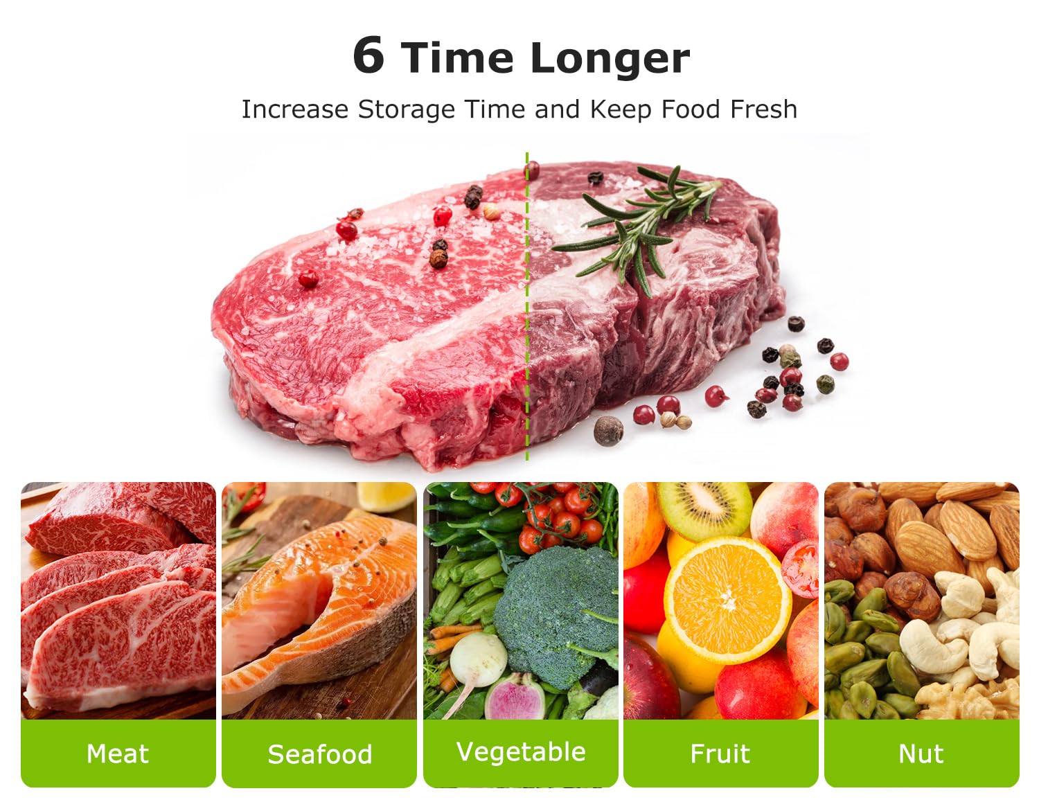 Bonsenkitchen vacuum bags shown for sous vide and freezer storage