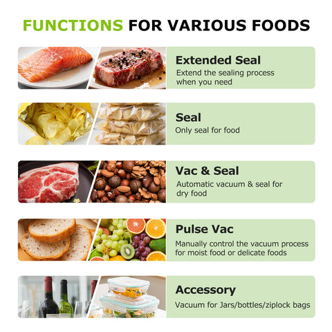 Bag storage slot on Bonsenkitchen vacuum sealer keeps rolls organized