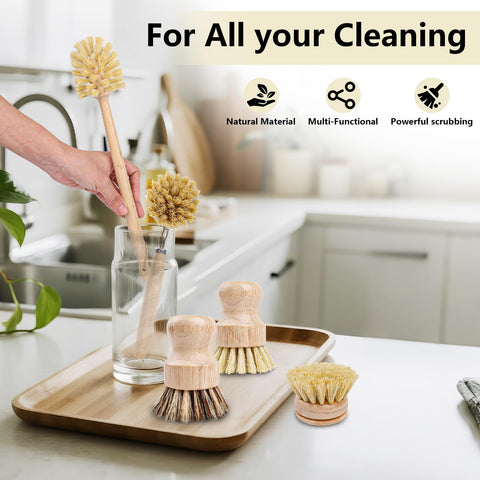BONUMVITA multi-use kitchen scrub for pans, sinks, and countertops
