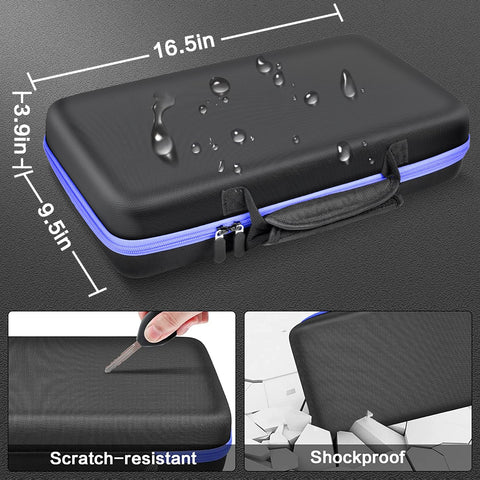 Boobowl knife display case blue EVA padding protects blades during transport