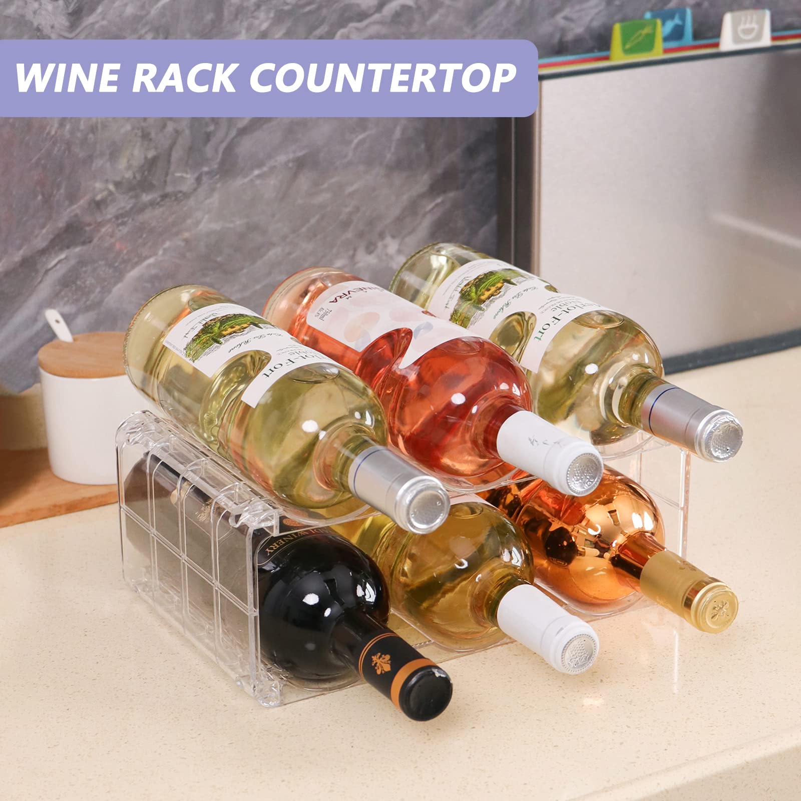 Compact 11.5x7x4.5 inch rack fits tight spaces without crowding shelves