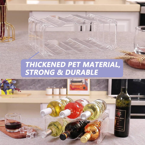 Crystal-clear BOPai acrylic rack with reinforced design for strong daily use
