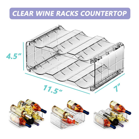 BOPai water bottle organizer tray neatly arranges bottles on a countertop