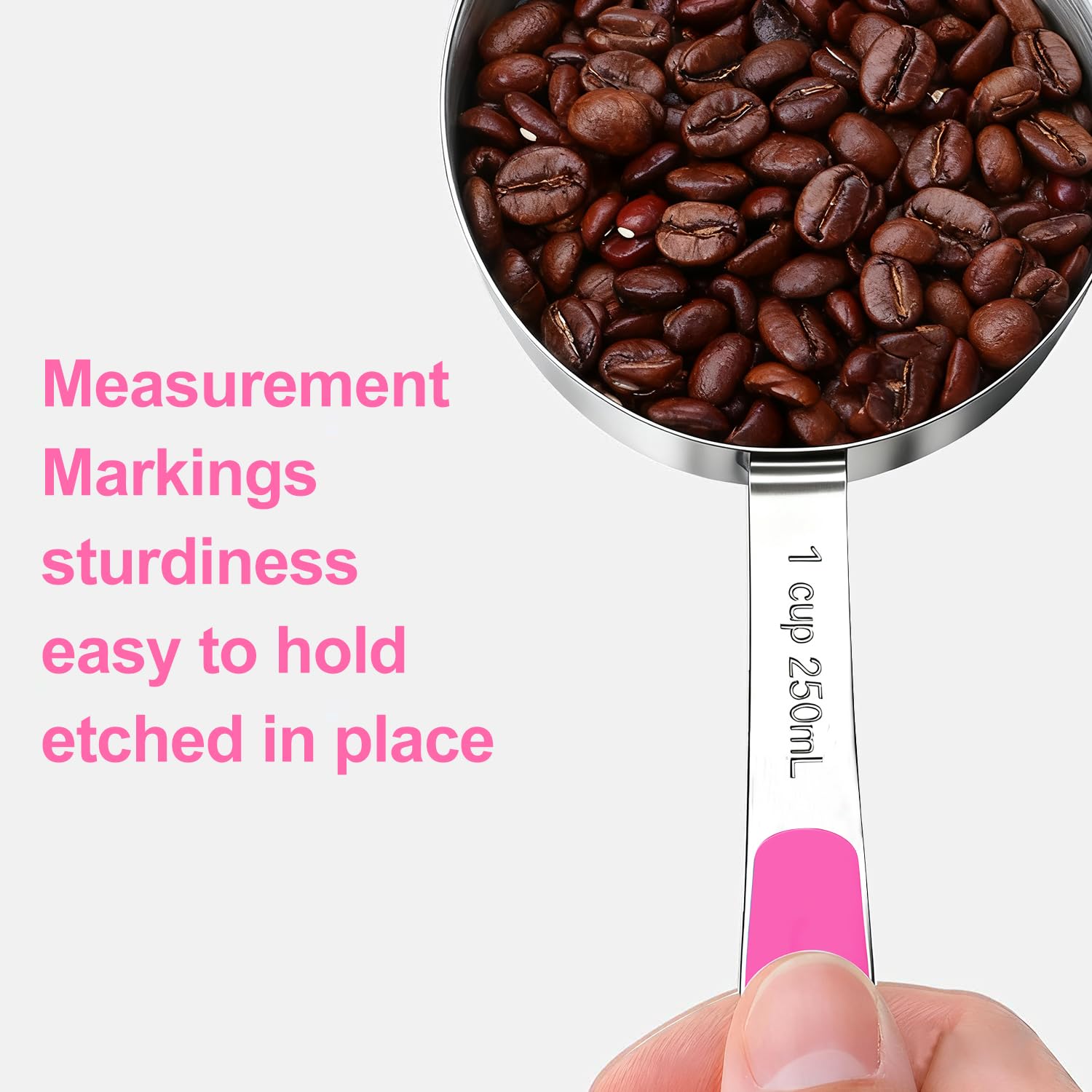 Bopei color-coded handles aid quick recognition for precise ingredients.