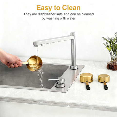 Bopei gold electroplated finish close-up shows premium durability and style.