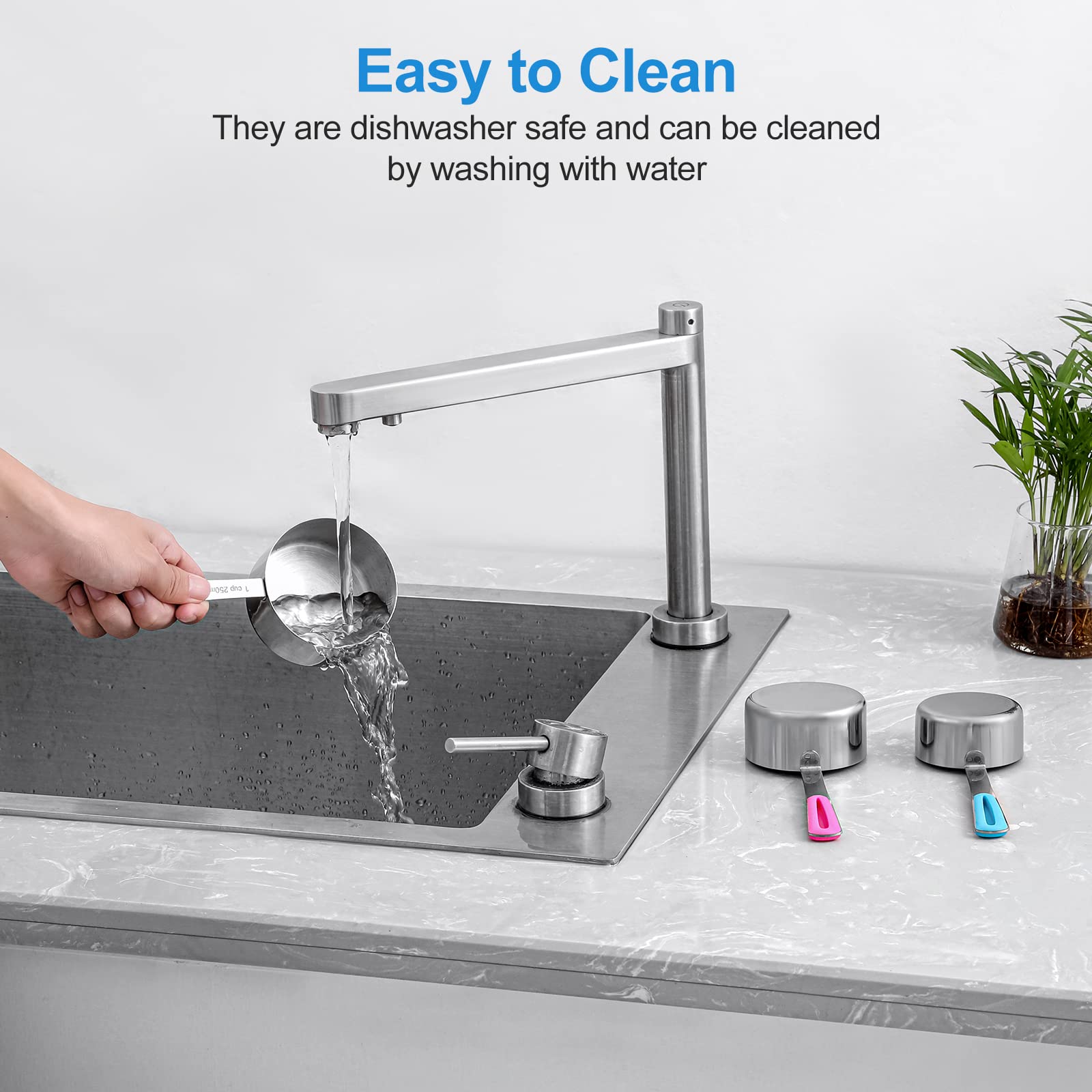 Bopei 1 Tbsp spoon in vibrant color for precise dry and liquid measurements.