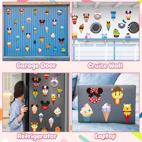 BOpusail cruise-theme decor magnets spark creative party setups.