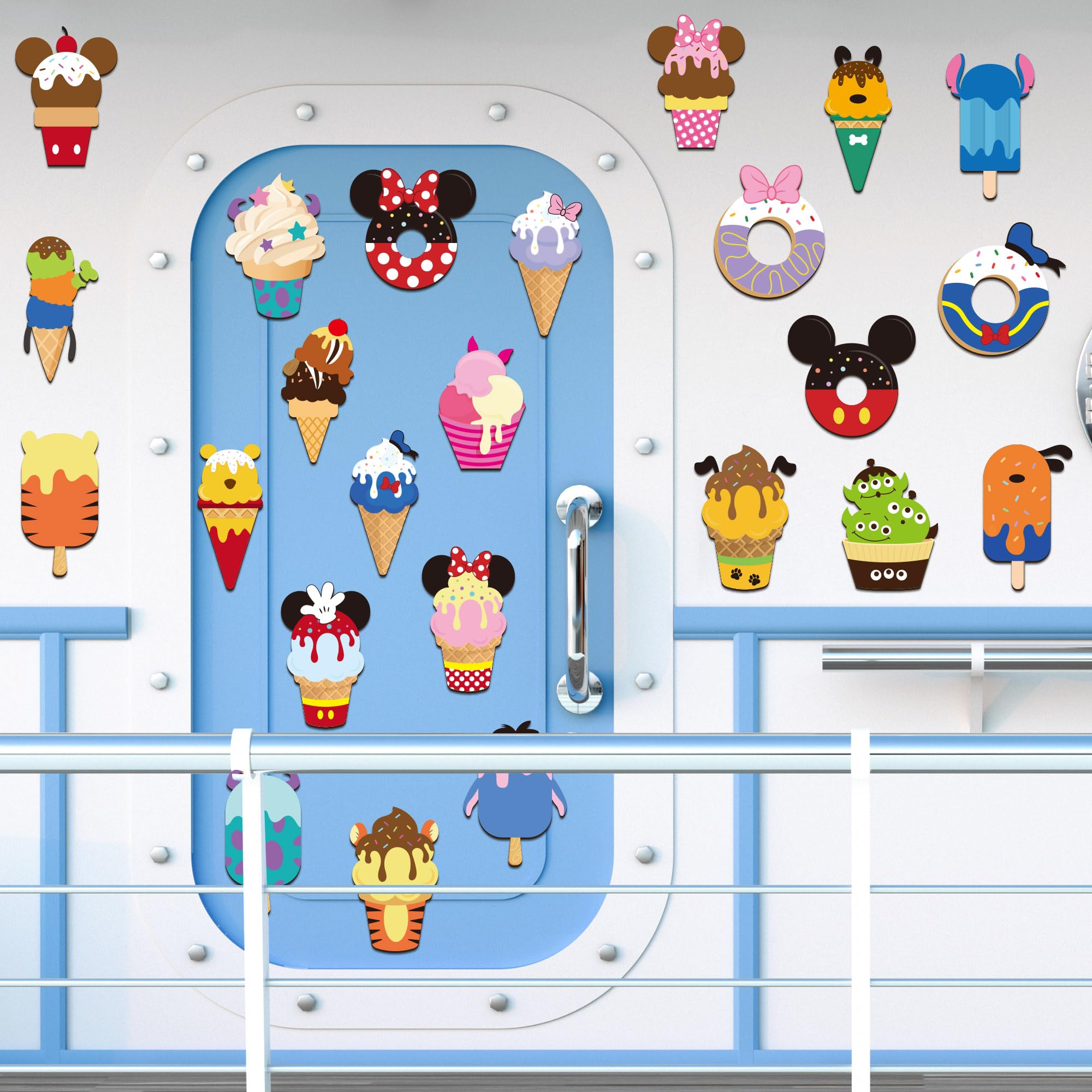 BOpusail magnets are waterproof and durable for indoor or outdoor decorations.