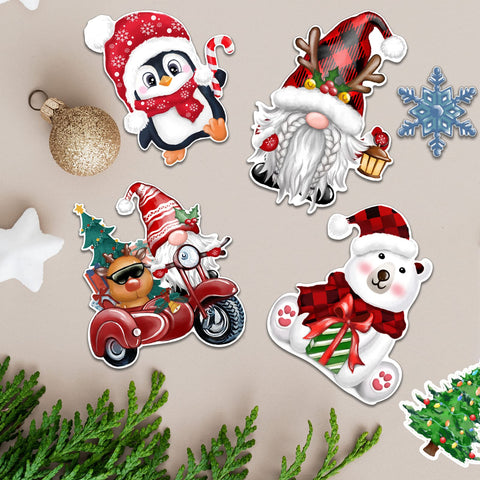 BORAMDO Christmas truck magnets add whimsy to doors and arches