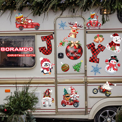 BORAMDO reusable holiday magnets for indoor and outdoor displays
