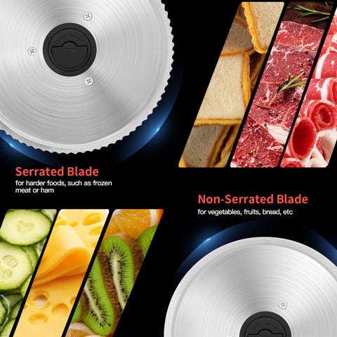 Borlebbi meat slicer removable stainless tray for easy cleaning.
