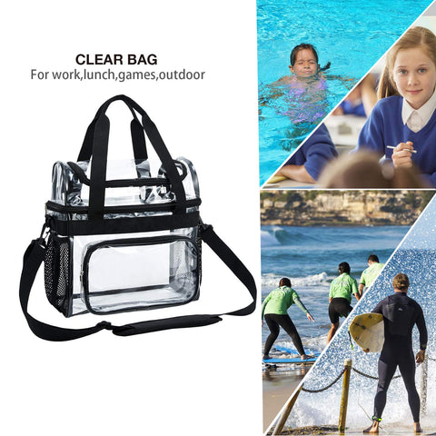 BORMELUN clear lunch bag ideal for correctional officers on the go