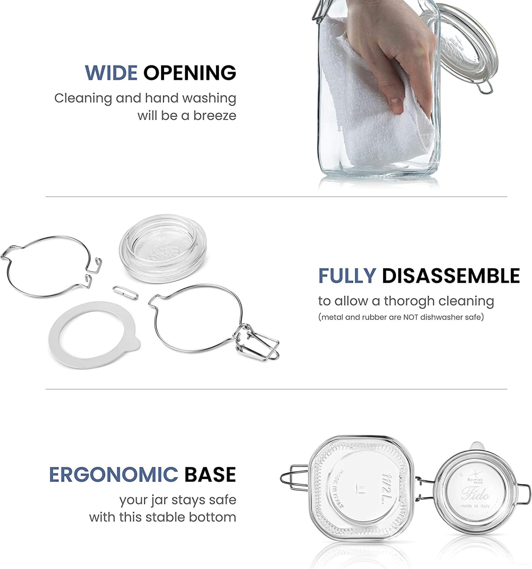 Bormioli Rocco coffee tea jar preserves aroma while staying stylish.