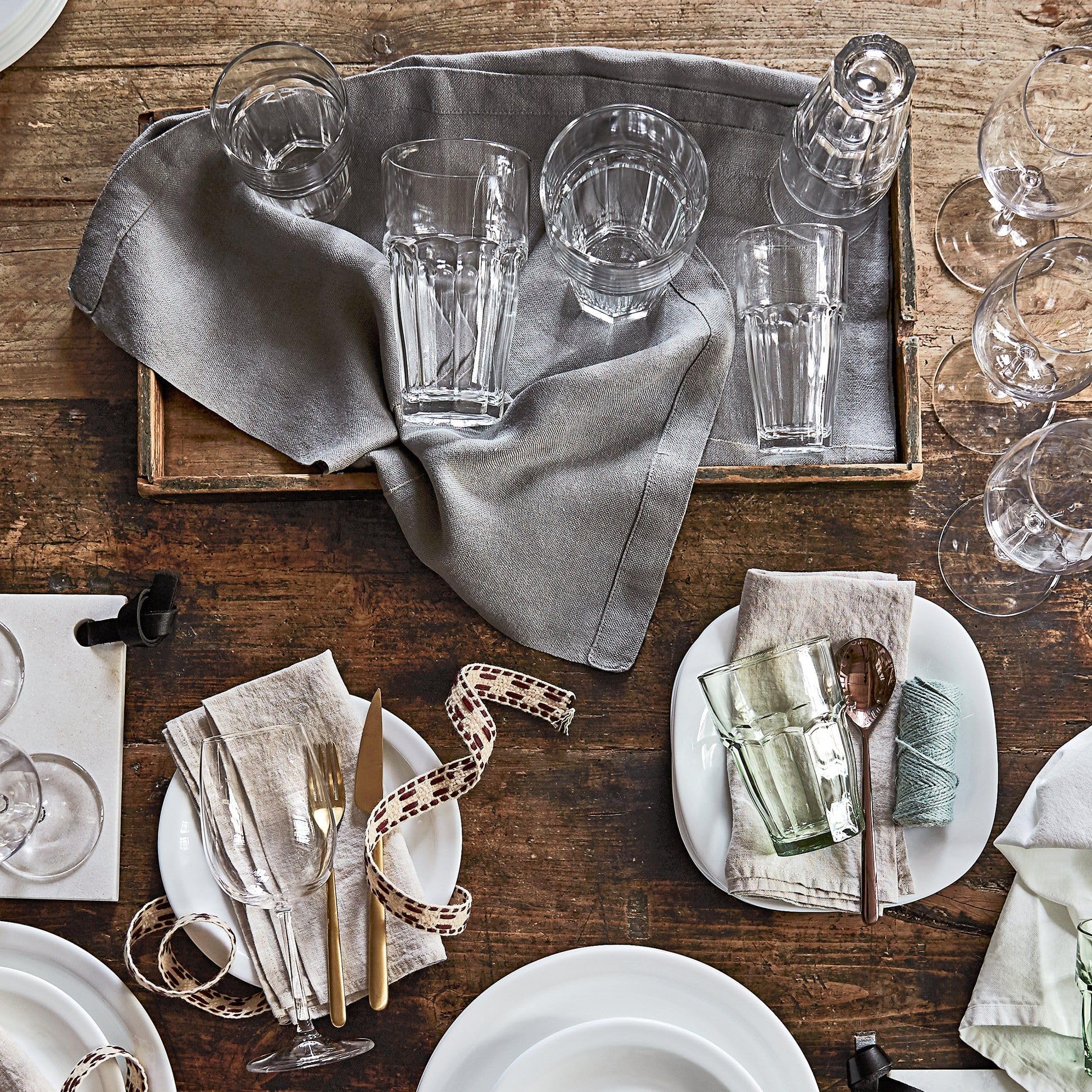 Dishwasher-safe Rock Bar glassware from Bormioli Rocco