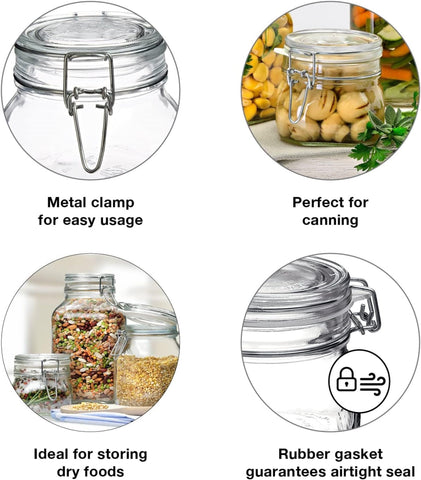 Bormioli Rocco Fido jar fits stylish kitchen display