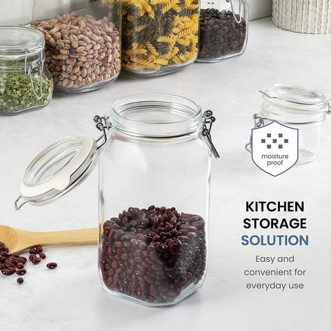 Bormioli Rocco Fido jar perfect for sauerkraut brining and kimchi.