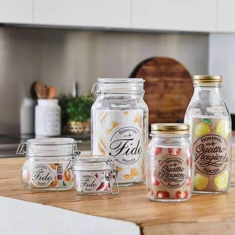 Bormioli Rocco Fido kitchen storage adds style and organization