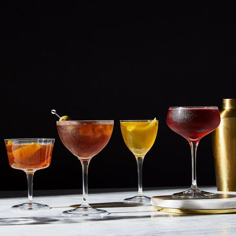 Nick & Nora Martini glass designed for stylish, precise pours.