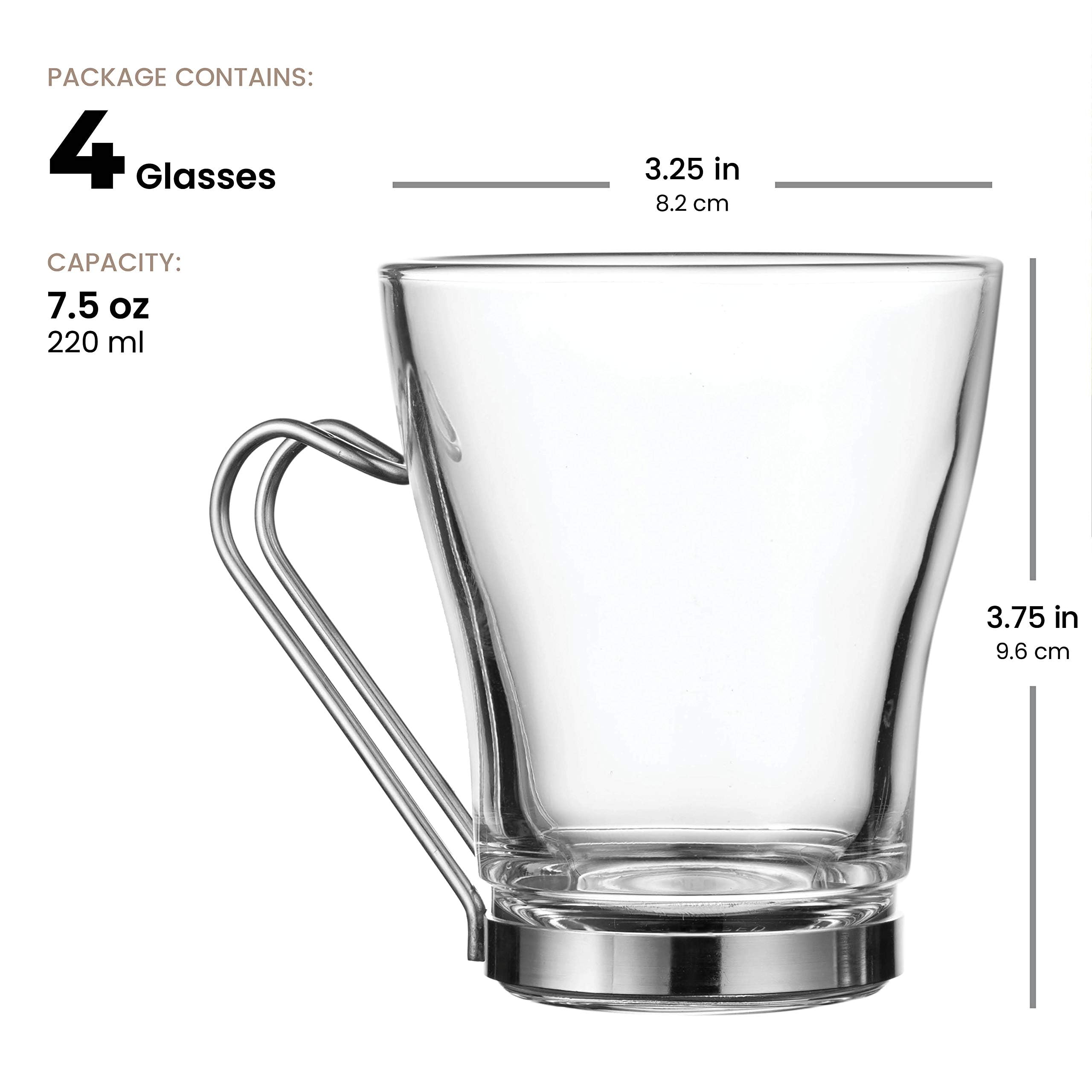 Bormioli Rocco Oslo dishwasher-safe cups simplify cleaning after busy mornings.