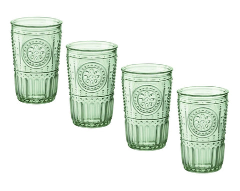 Bormioli Rocco Romantic glass showcases crystal clarity suitable for formal dinners