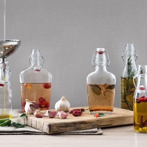 Bormioli Rocco Swing Top bottle headshot, modern and clean design.