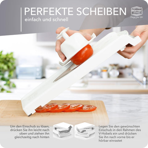 Börner V3 TrendLine Collection Tray keeps ingredients organized