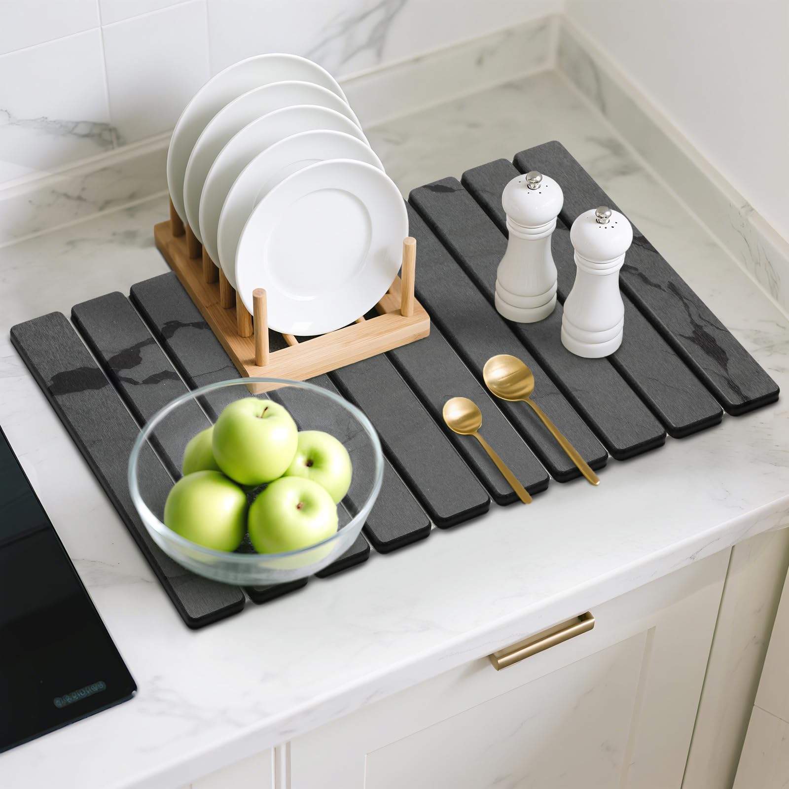 Bornerwhite versatile mat doubles as bath mat or plant saucer.