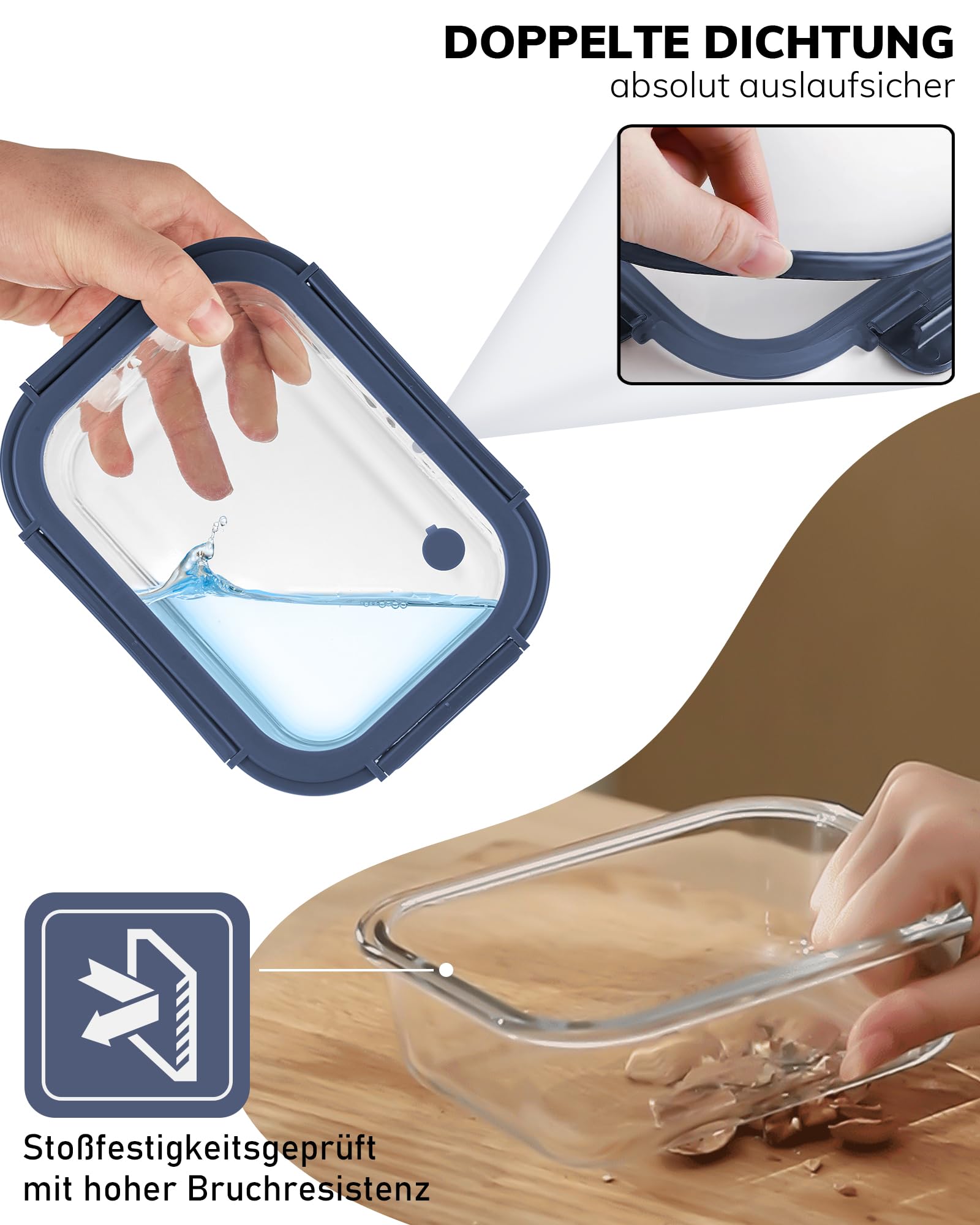 BOROHOUSE air vent design makes opening easy while keeping food fresh