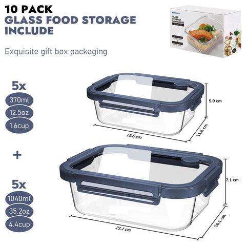 BOROHOUSE borosilicate glass stands up to extreme temperatures for oven to freezer use