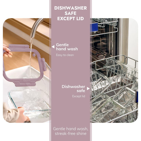 Clear BOROHOUSE glass showing contents at a glance.