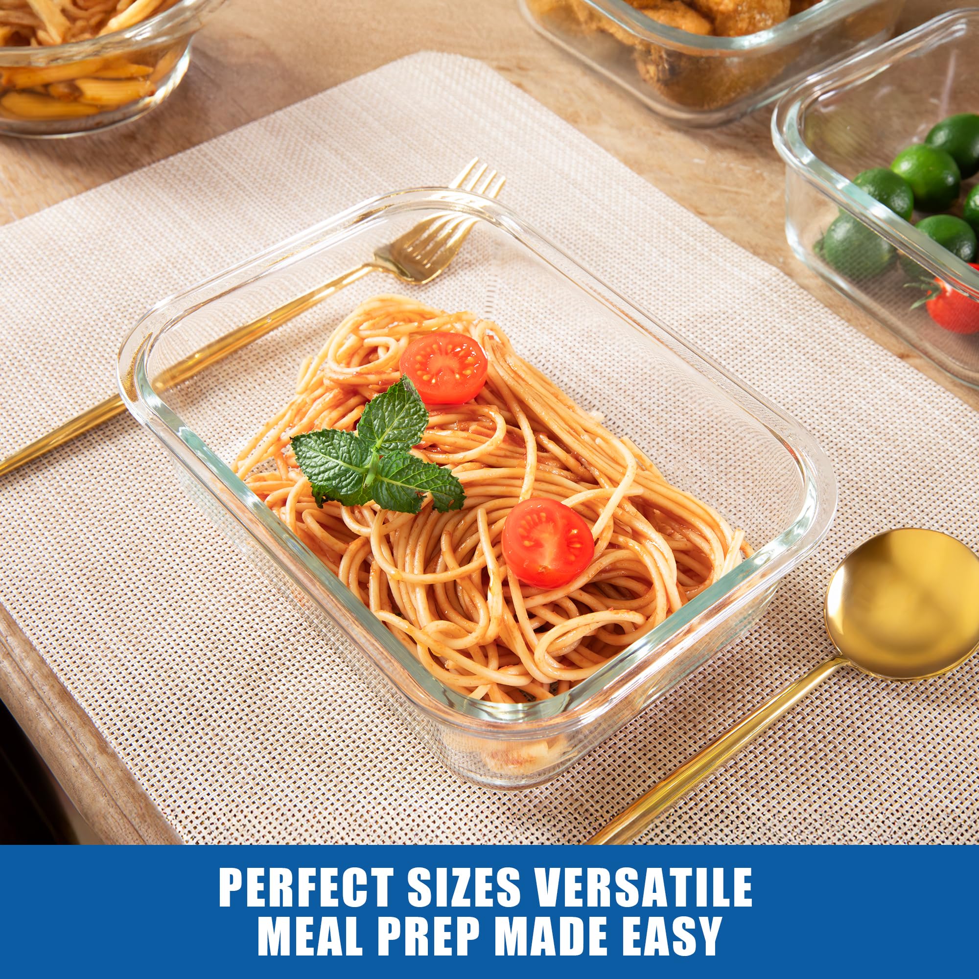 BOROHOUSE oven-safe baking-ready containers for versatile cooking.