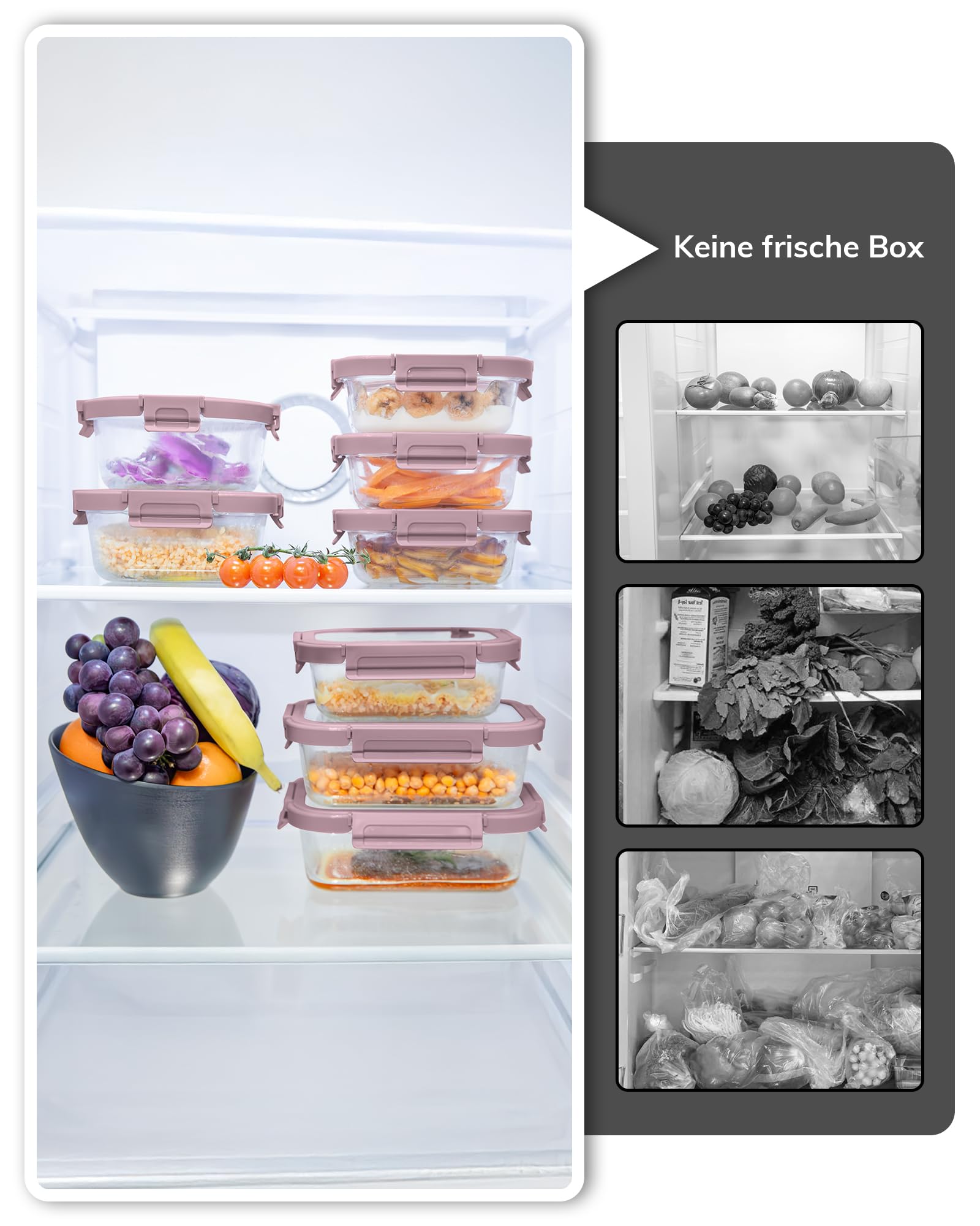 BOROHOUSE pink-lid set complements modern kitchen decor.