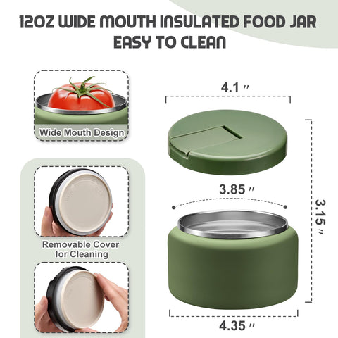 BOSEDSANG wide mouth design simplifies filling and cleaning after meals.
