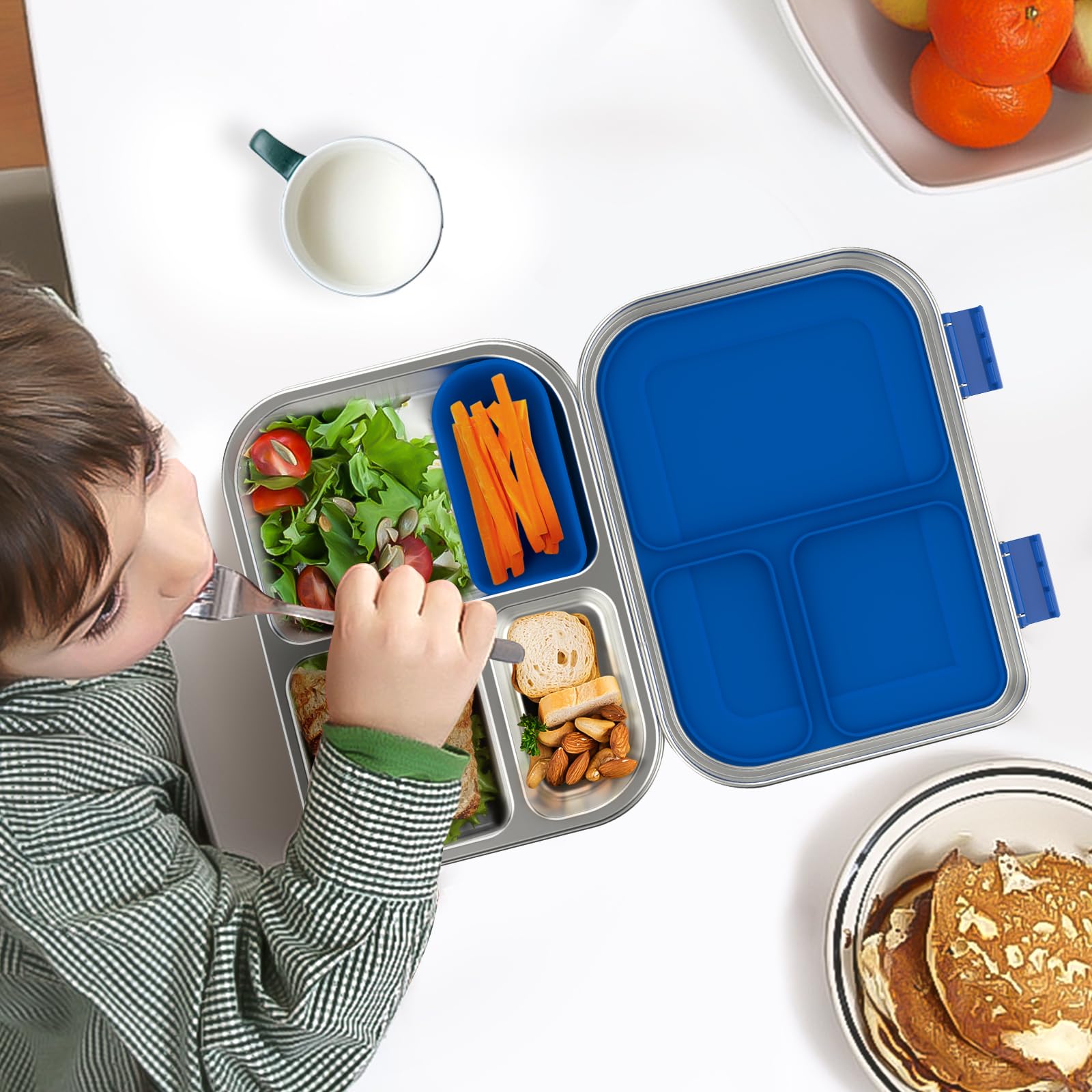 BOSEDSANG BPA-free, leak-proof lunch box suitable for daily lunches.